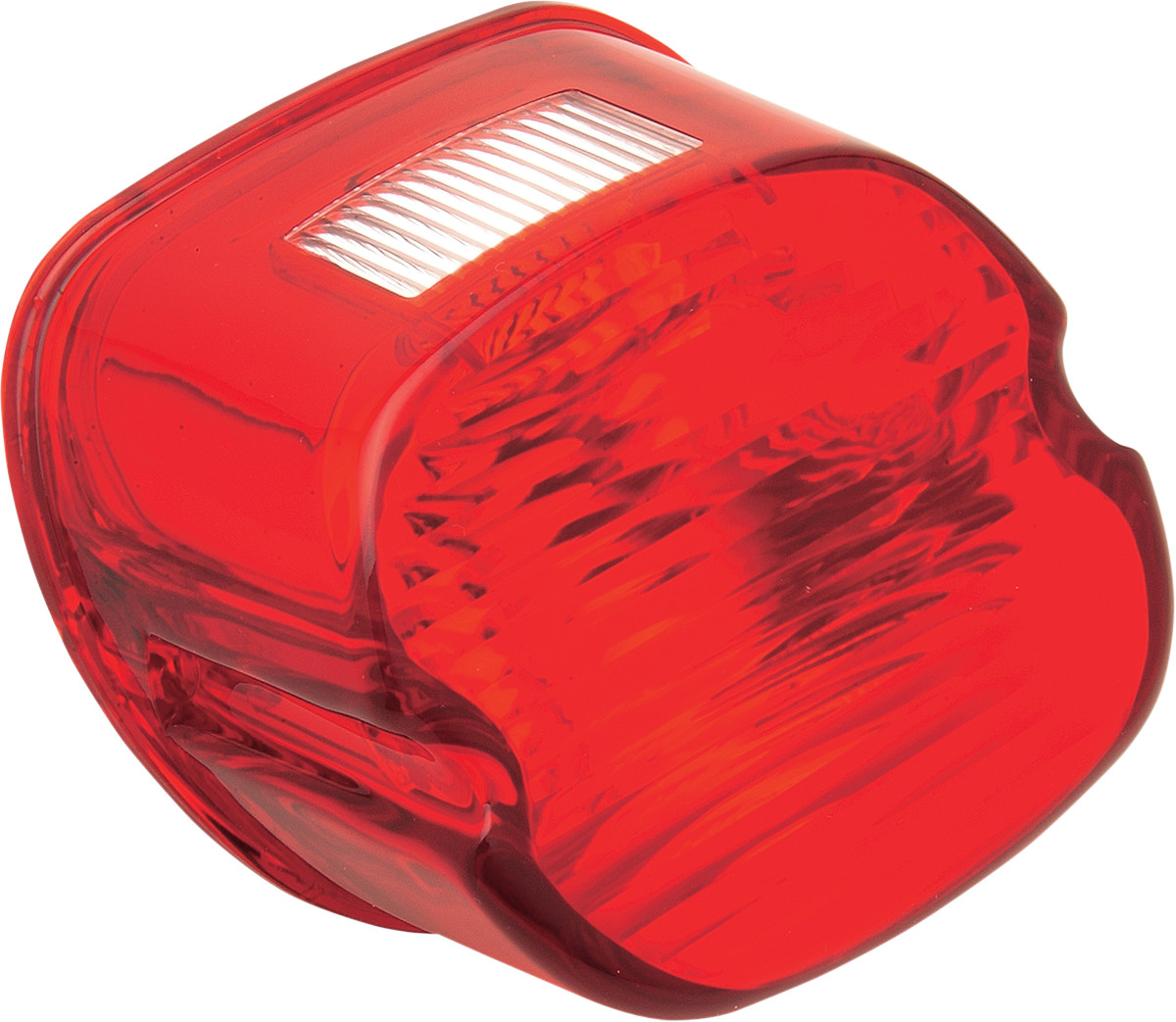 Drag Specialties Laydown Taillight Lens with Top Tag Window