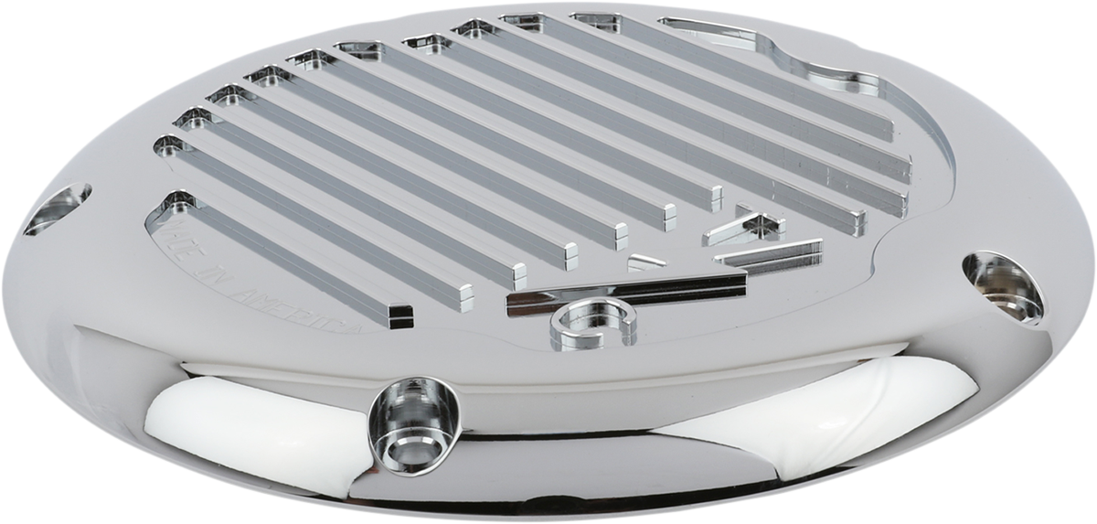 Thrashin supply co. M8 - Derby Cover Finned - Chrome Harley Davidson