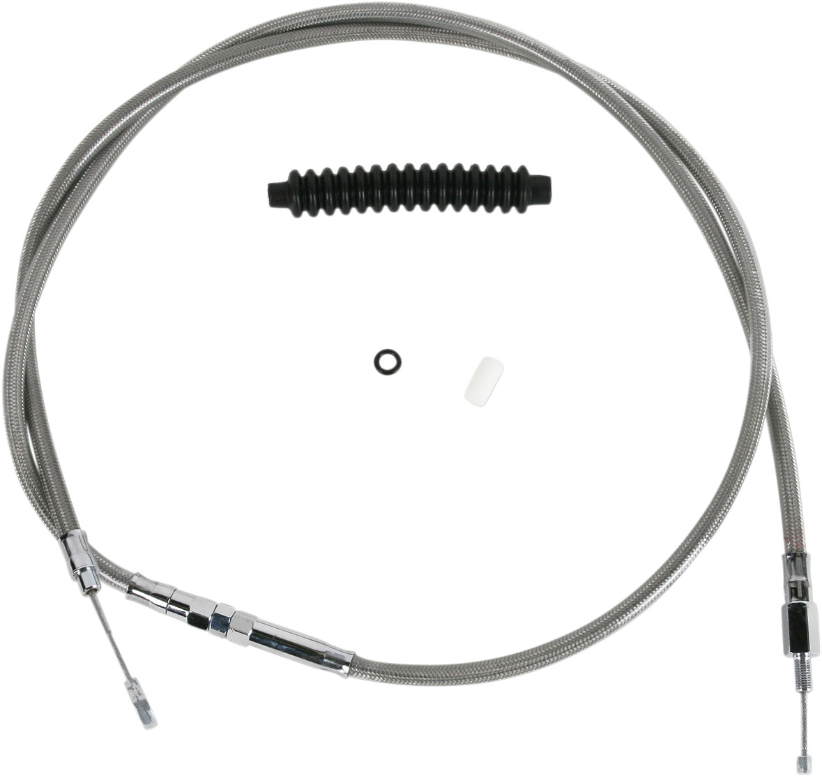 Drag Specialties High-Efficiency Braided Stainless Steel Clutch Cable