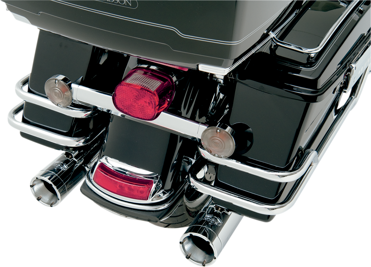 Drag specialties Smoked Flat Lens Kit - '86-'22 Harley Davidson