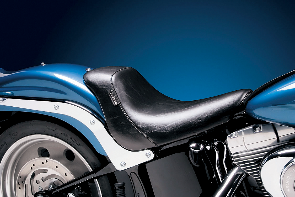 Le pera Bare Bones Solo Seat - Smooth - Black - FL/FX '06-'17 Harley Davidson