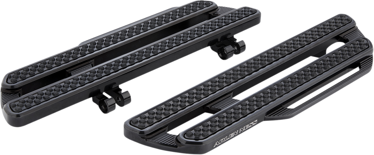 Arlen ness Method Driver Floorboards - Extended - Black Harley Davidson