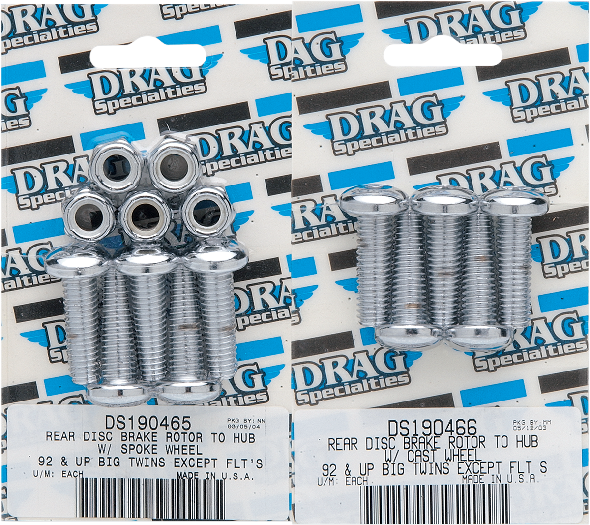 Drag Specialties Disc Brake Hub Mounting Kit