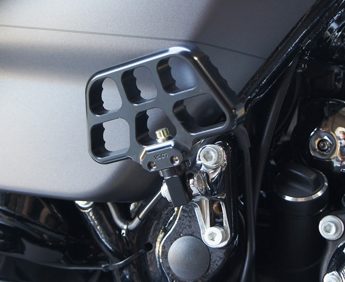 Joker Machine Serrated Mini Floorboards For Harley