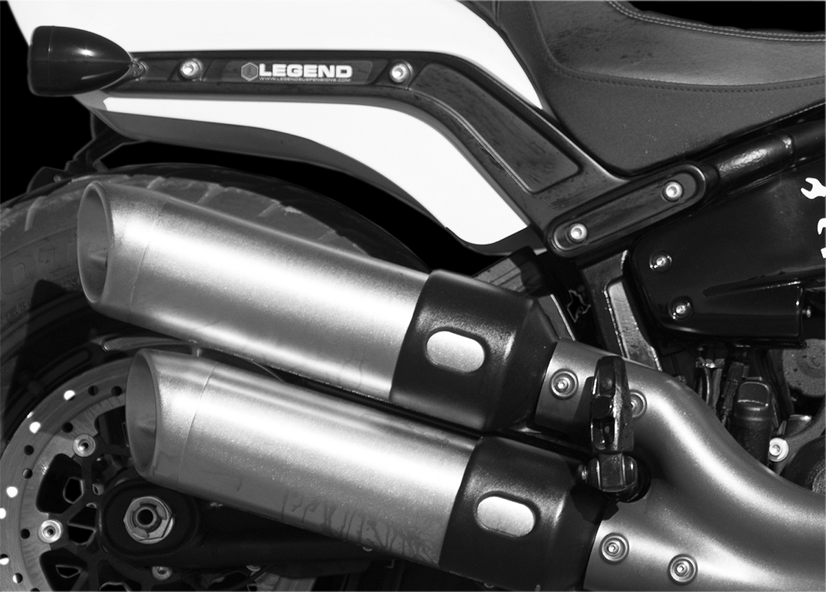 Legends Suspension Black Air-A Rear Shock for 2018 M8 Harley Softail ...