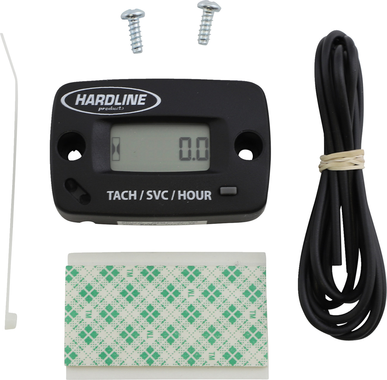 HARDLINE Resettable Hour Meter/Tachometer with Log Book