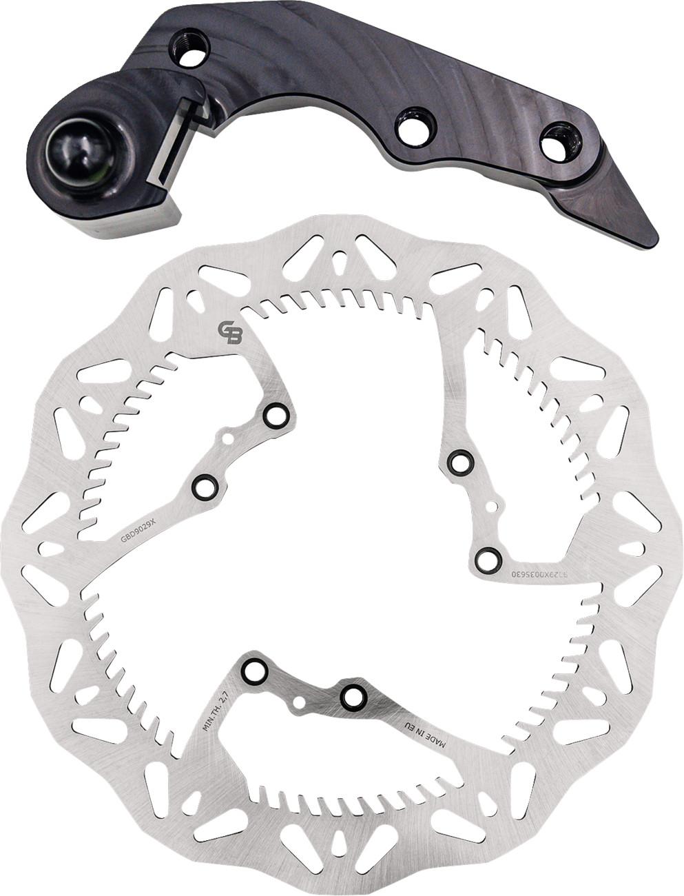 GBRAKES Wave® Brake Rotor Kit With Bracket