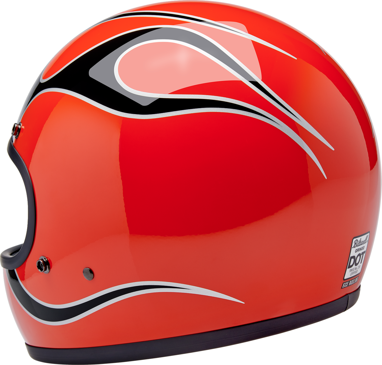 Biltwell Gringo Flames Helmet