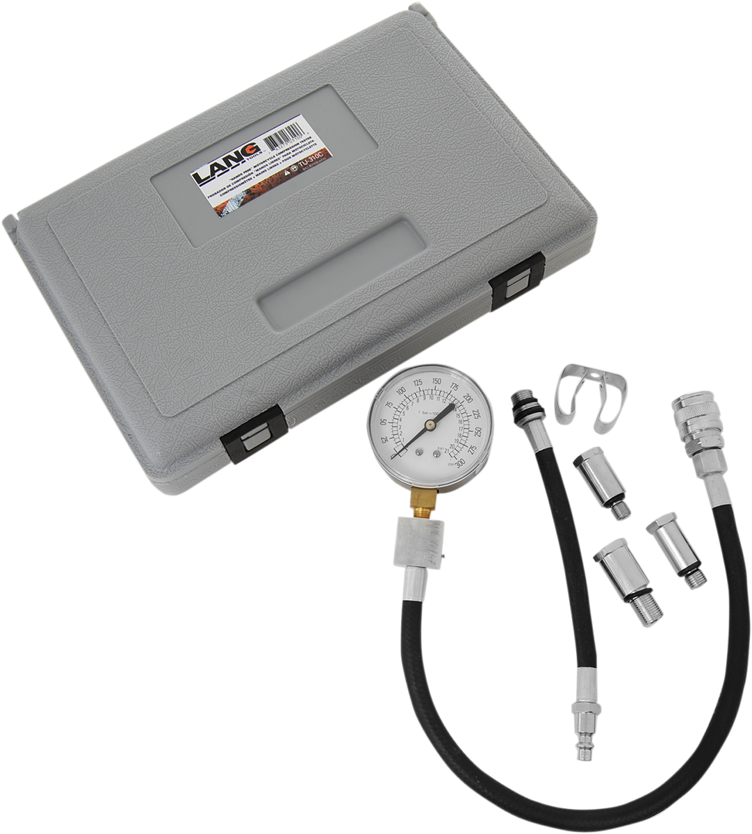 "Hands-Free" Motorcycle Compression Tester