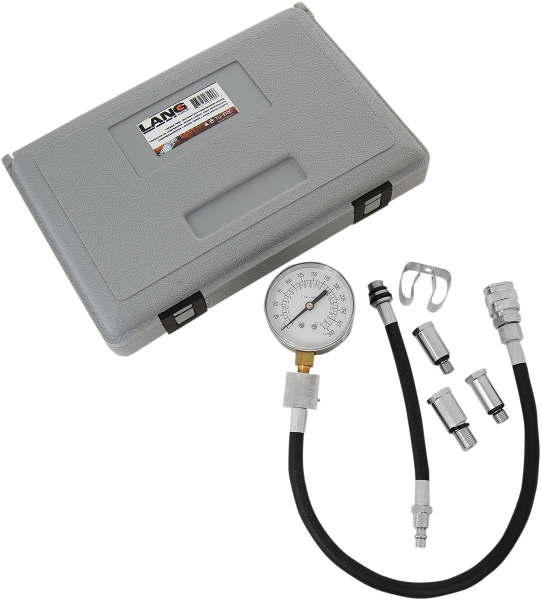 "Hands-Free" Motorcycle Compression Tester