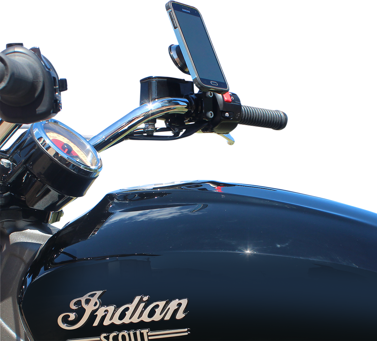 Klock Werks iOMount Hand Control Mount For Indian Scout 2015-2026
