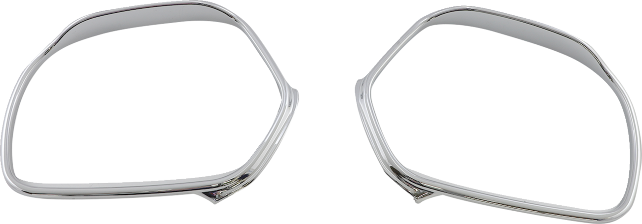SHOW CHROME Visored Mirror Trim
