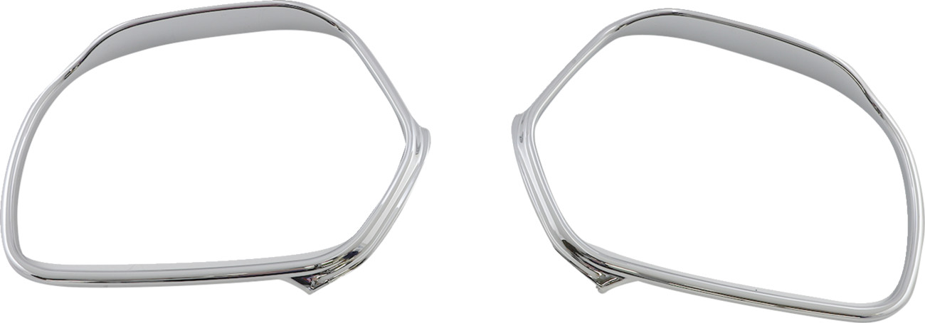 SHOW CHROME Visored Mirror Trim