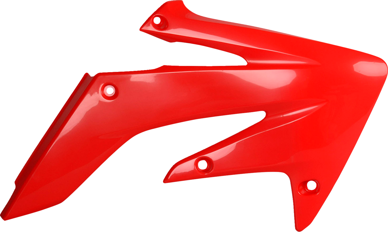 Polisport Radiator Cover - '04 OEM Red - CRF 250R 2004-2009 Honda CRF250R