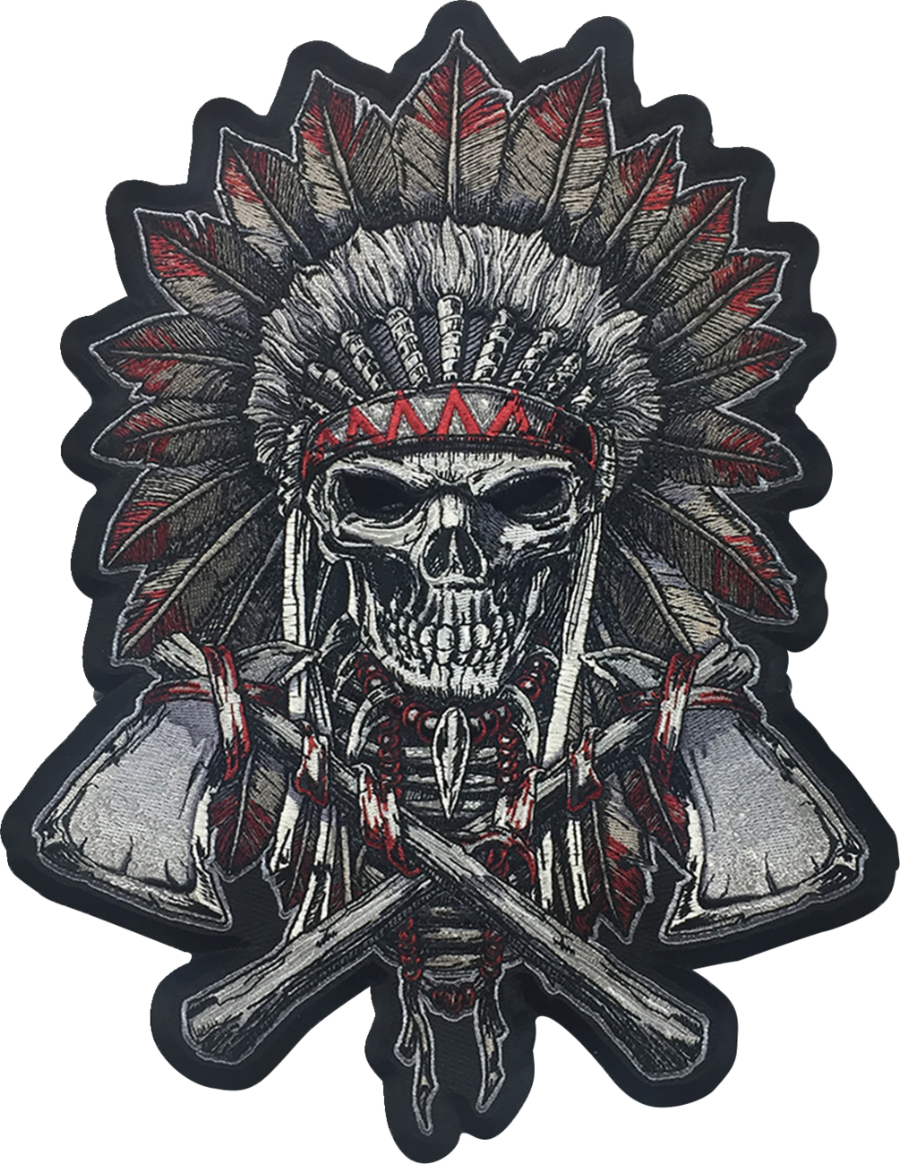LETHAL THREAT Renegade Skull Embroidered Patch