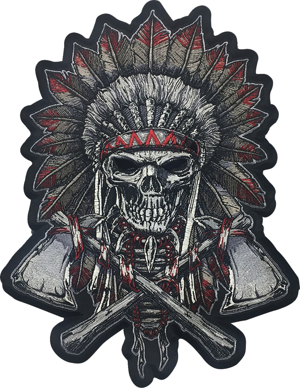 LETHAL THREAT Renegade Skull Embroidered Patch