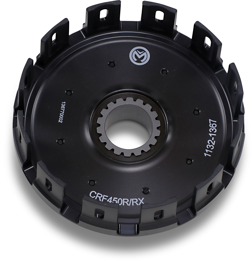 Moose Racing Billet Clutch Basket with Kickstart Gear