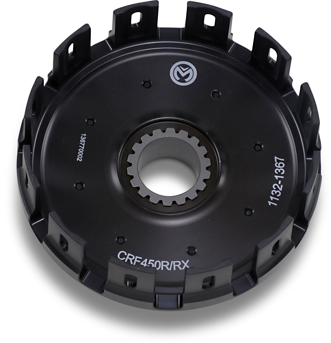 Moose Racing Billet Clutch Basket with Kickstart Gear