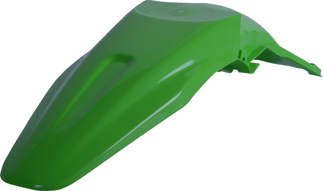 Polisport Fender - Rear - Green - KX 250F/450F 2006-2008 Kawasaki KX250F / 2006-2008 Kawasaki KX450F