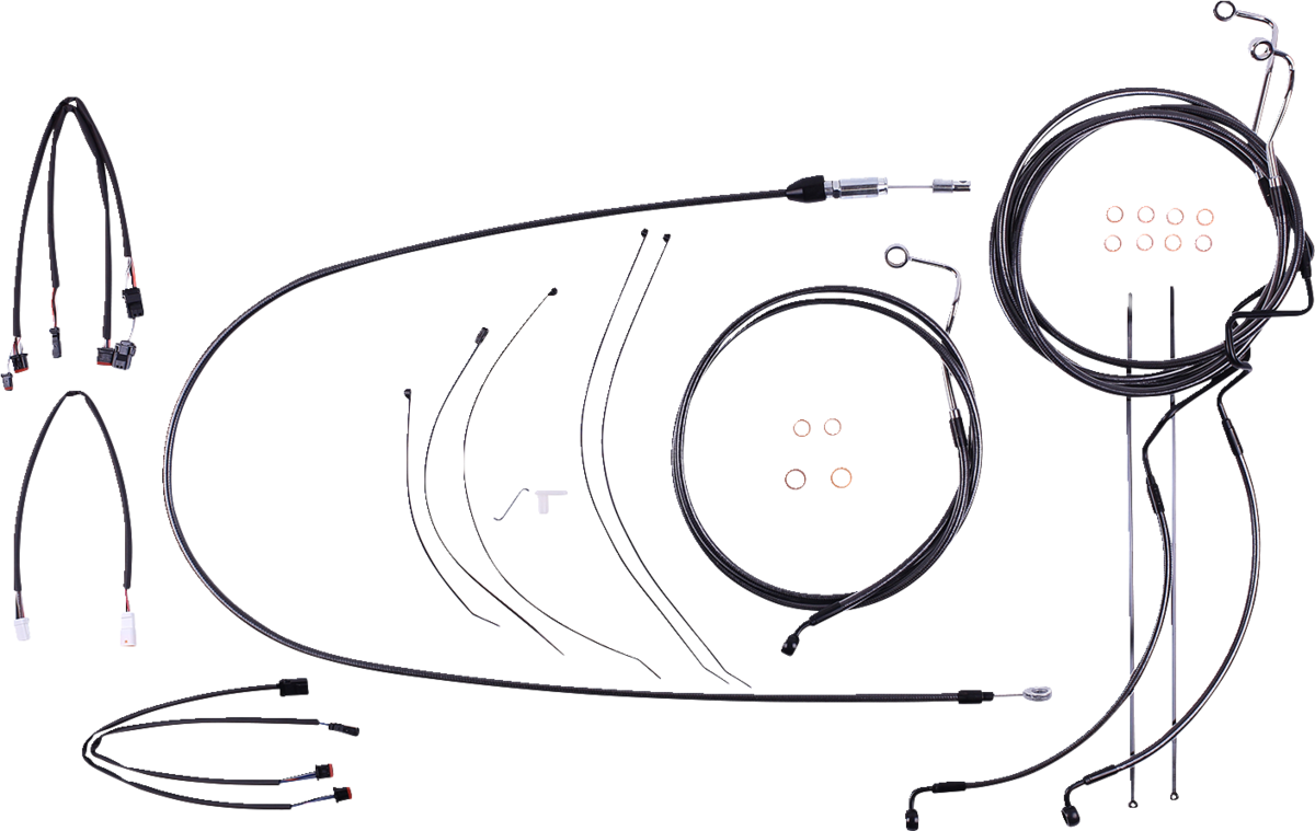 Black Pearl™ Designer Handlebar Installation Kit