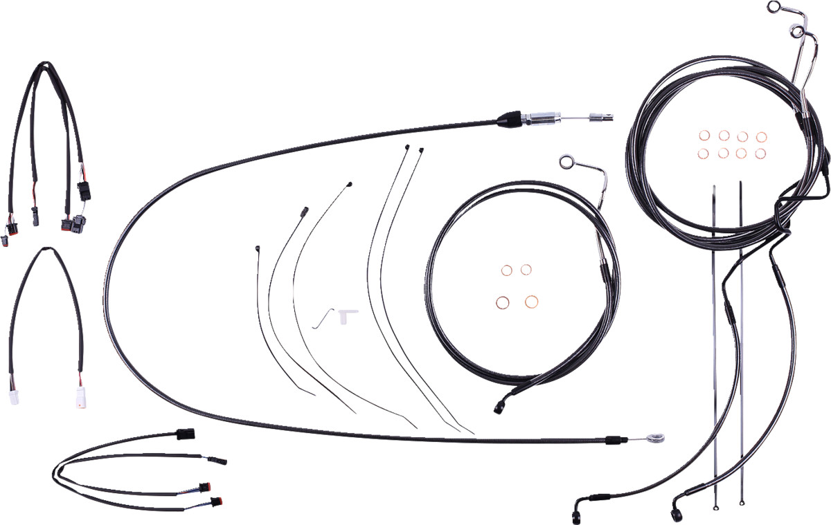 MAGNUM SHIELDING Black Pearl™ Designer Handlebar Installation Kit