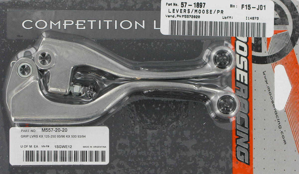 Moose Racing Competition Lever Set Kawasaki KX125 / KX250 / KX500 1993-1996