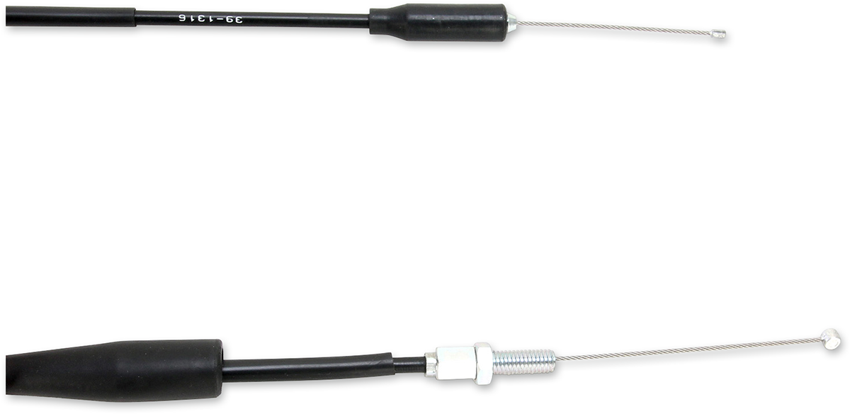 Moose Racing Black Vinyl Throttle Cable