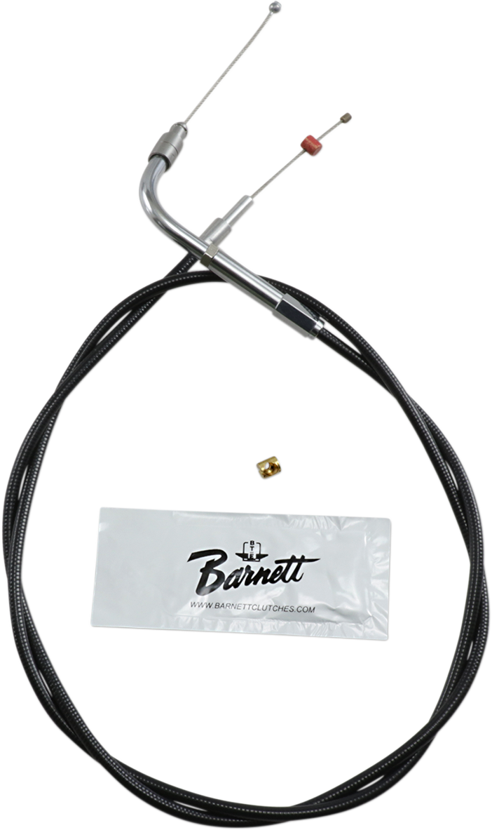 Barnett Black Vinyl Throttle Cable For Harley Softail 2007-2015