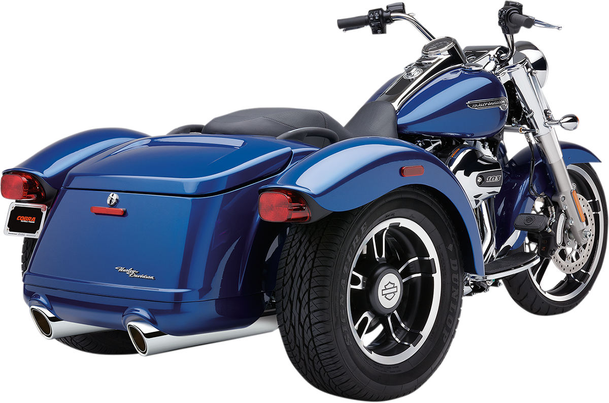 Cobra 909 Mufflers - '15-'20 Freewheeler 2015-2022 Harley Davidson FLRT Freewheeler