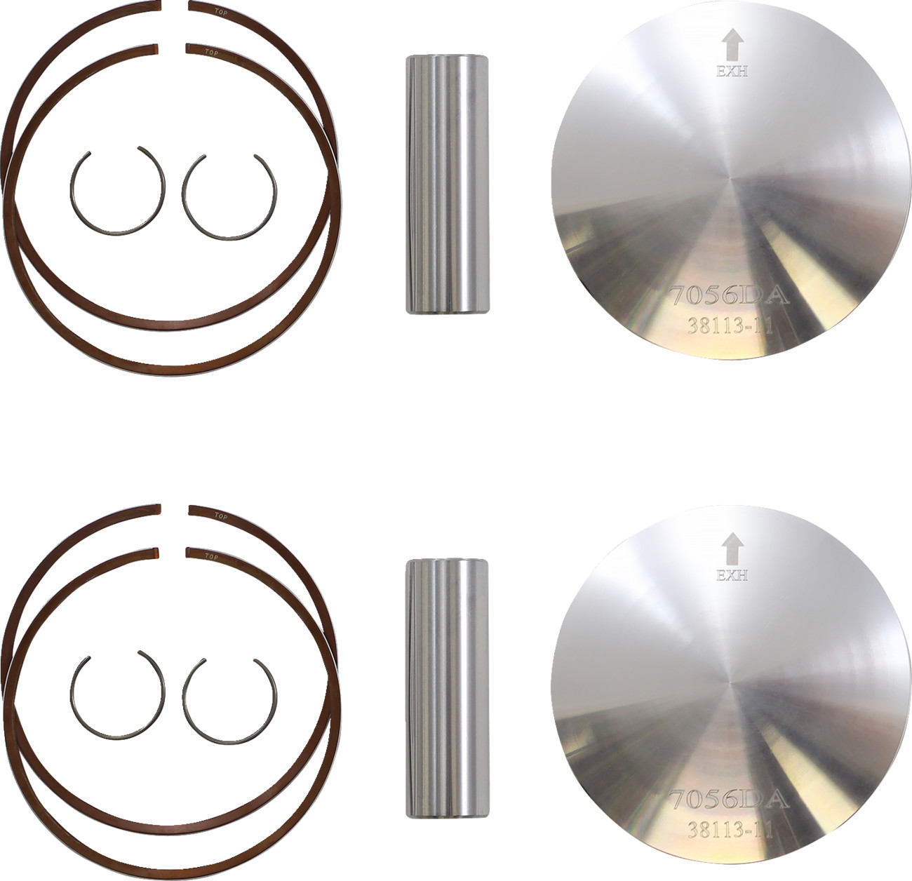 WOSSNER Piston Kit for 2 Stroke