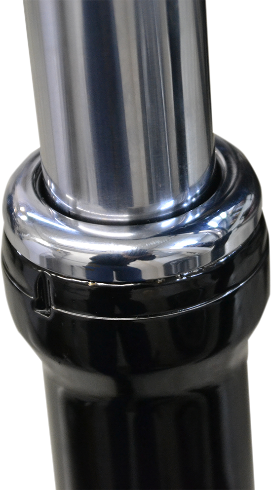 La choppers Fork Boot Cover - 39 mm - Chrome Harley Davidson