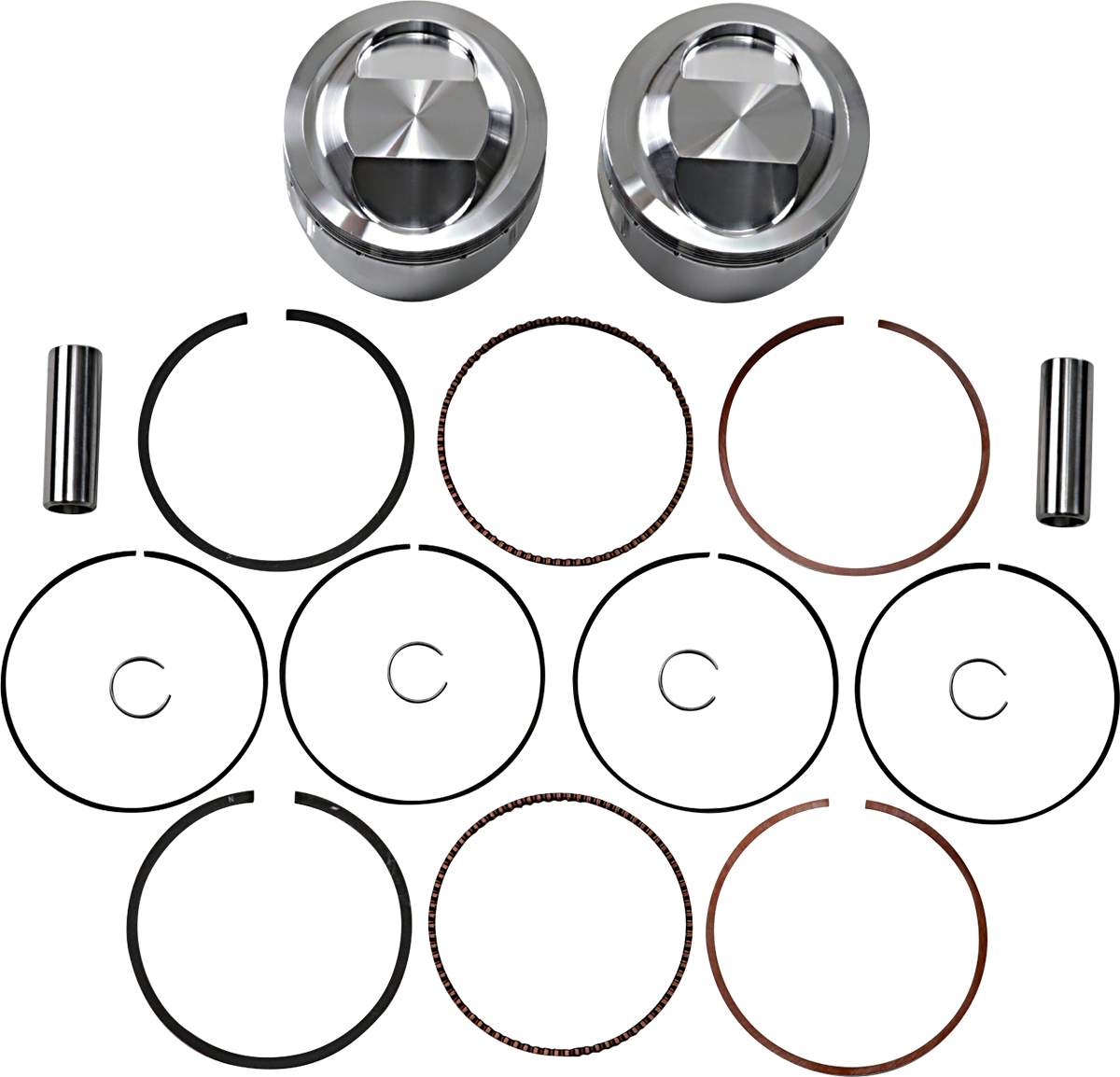 Je pistons Piston Kit - 92.00 mm - 11.5:1 CR - Ducati