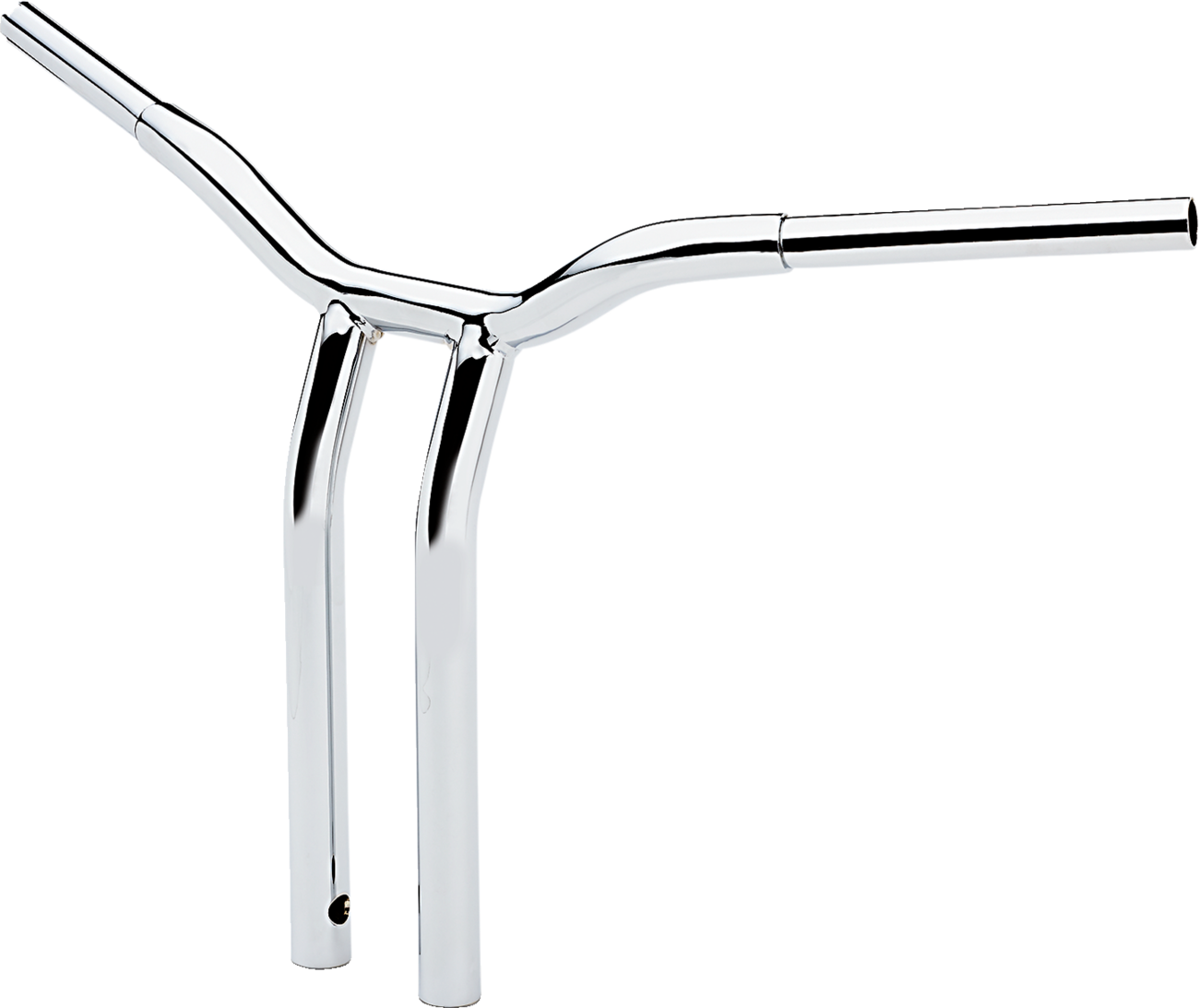 La choppers Kage Fighter Welded Bent-Riser Handlebar - One Piece - 16" - Chrome