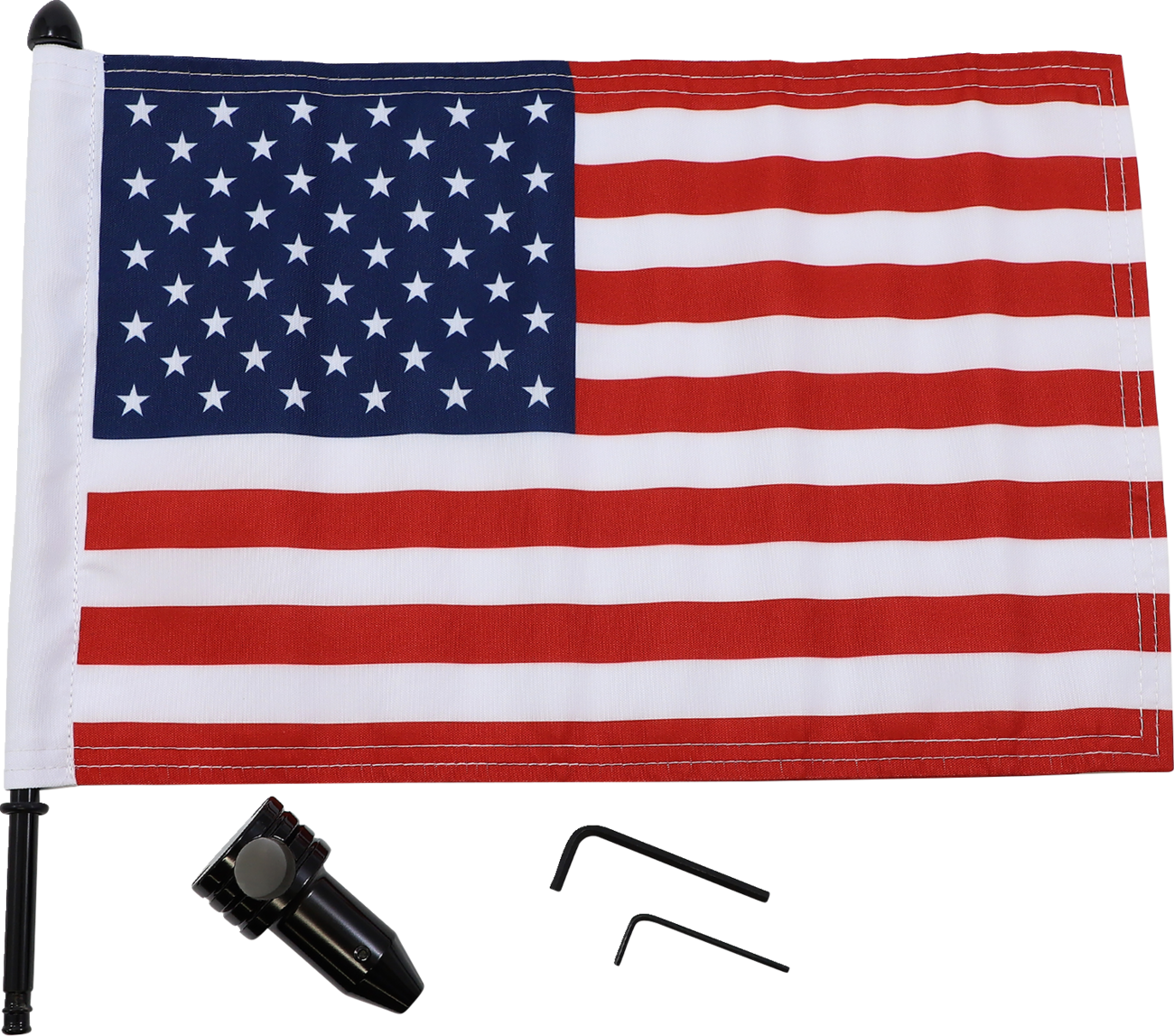 PRO PAD Saddlebag Bar Flag Mount With Flag