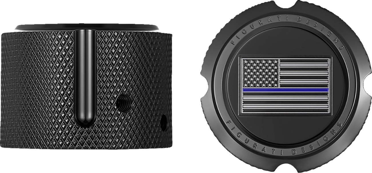 Figurati Designs Front Axle Nut Covers for Harley 2002-2026