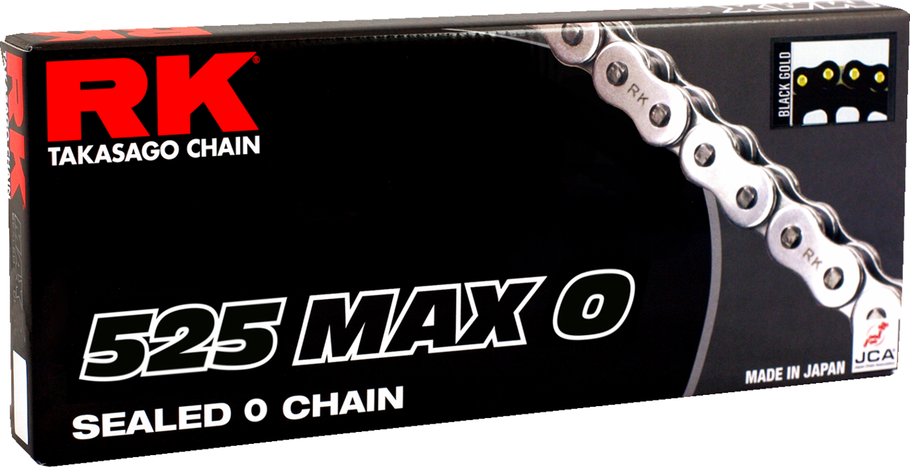 Rk 525 Max O - Drive Chain - 130 Links - Black/Gold