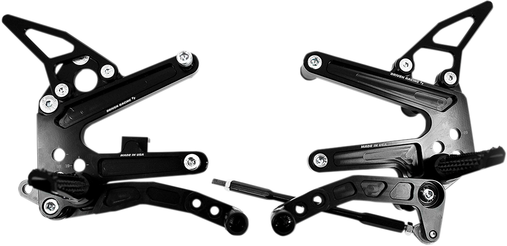 Driven racing TT Rearsets 2017-2019 Kawasaki ZR900 Z900