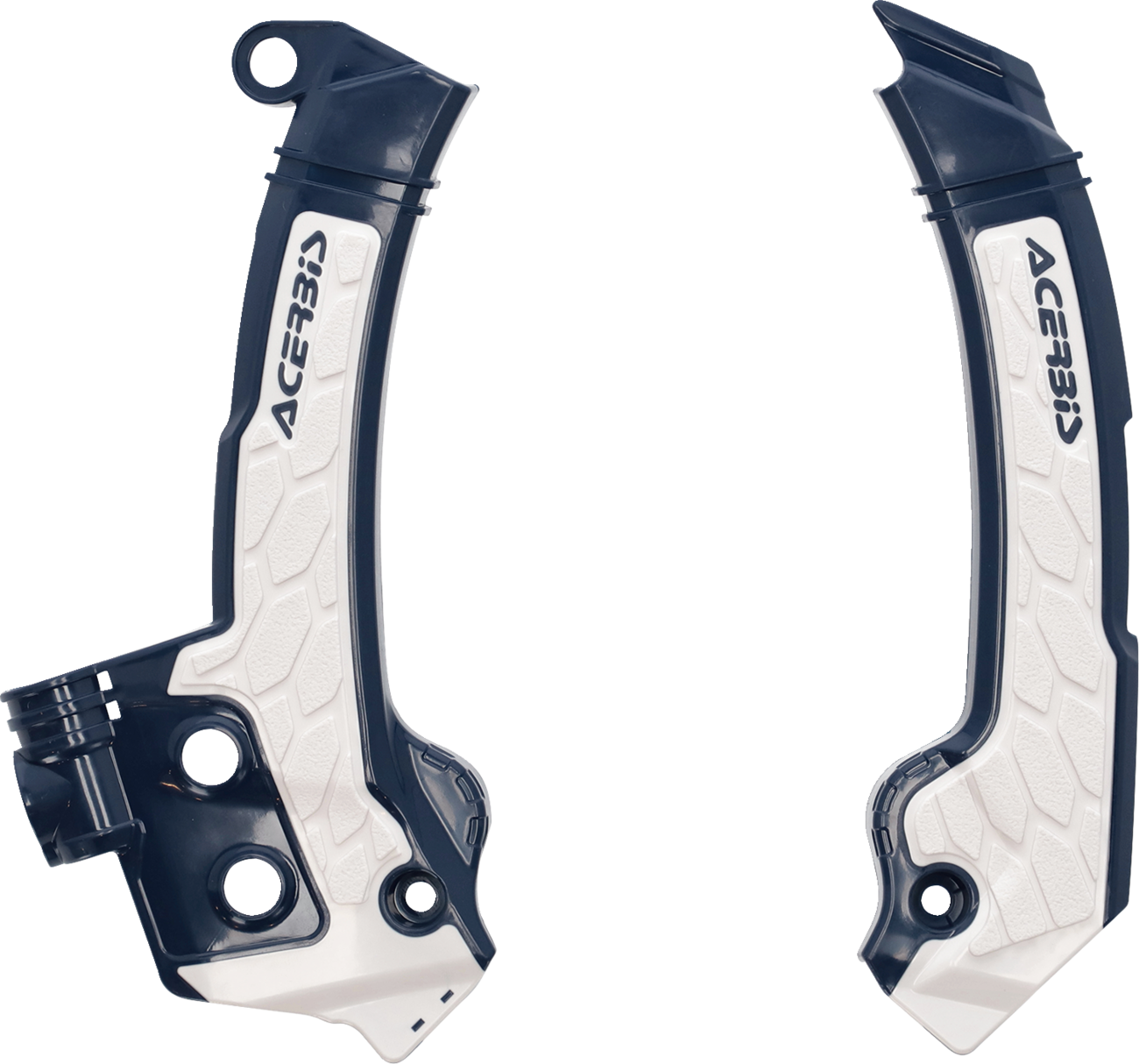 Acerbis X-Grip Frame Guards - Blue/White - Husqvarna