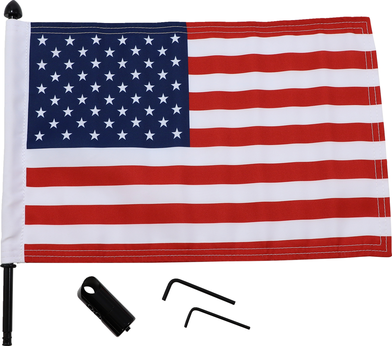 Extended -Style Luggage Rack Flag Mount With Flag
