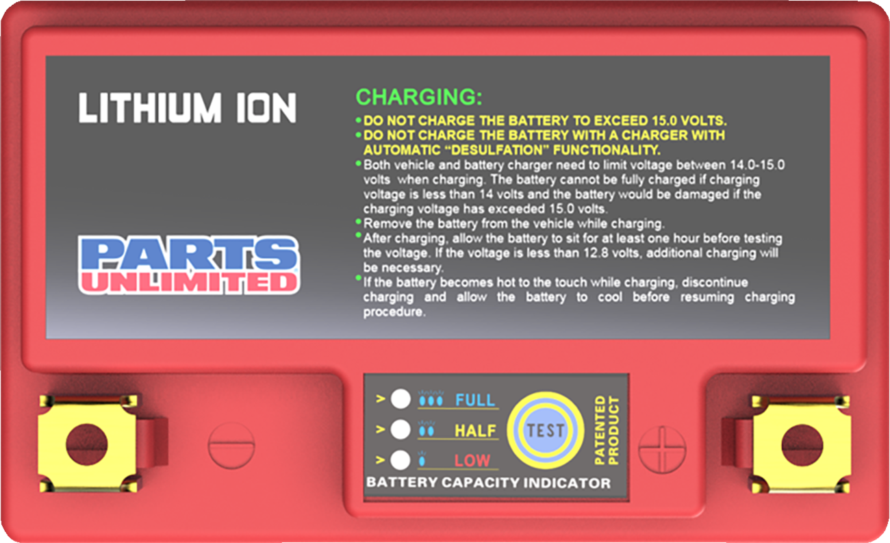 PARTS UNLIMITED Lithium LiFePO4 Battery