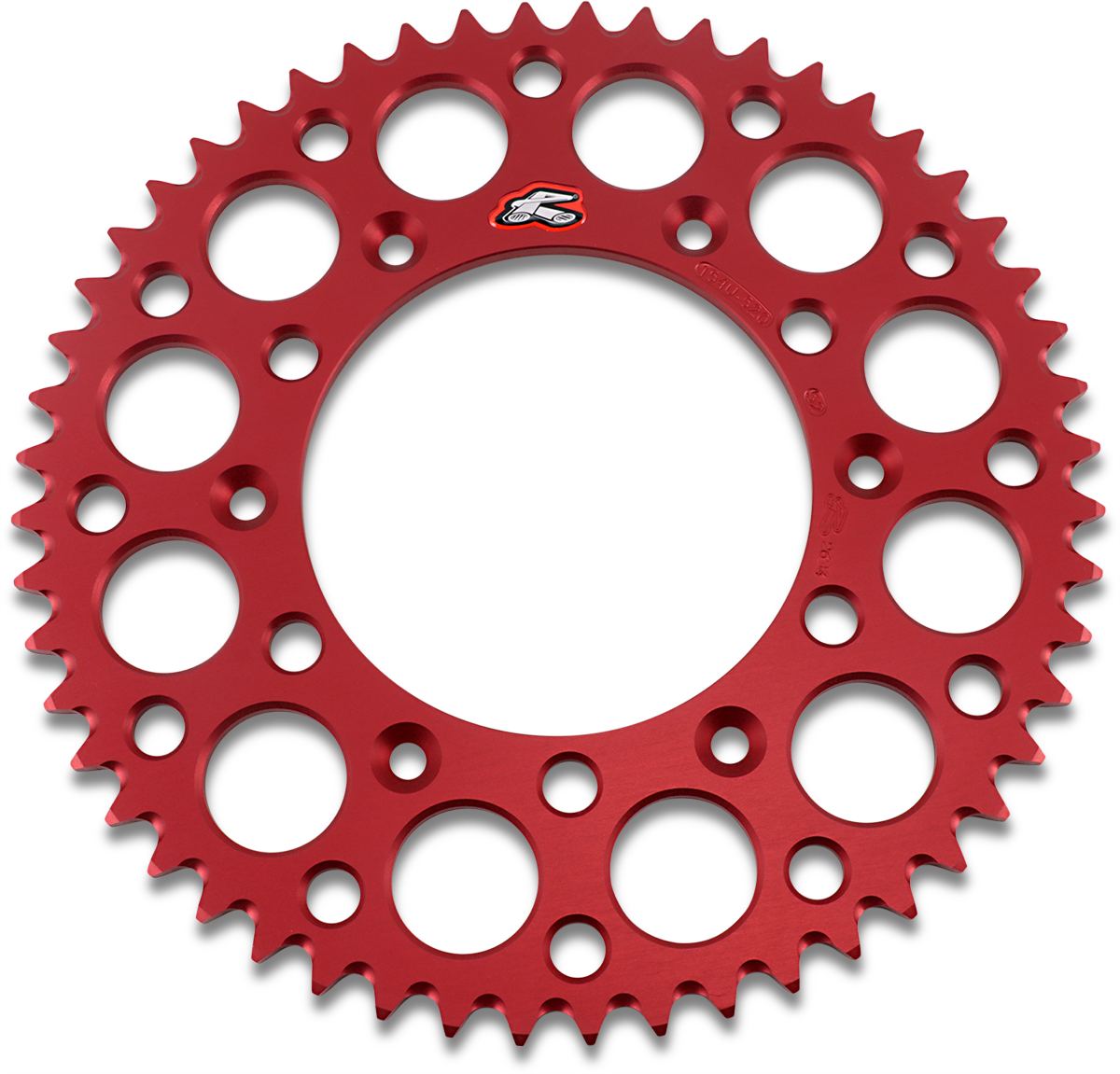 Renthal Rear Sprocket - Aluminum - 52 Tooth - Red - Honda 52T