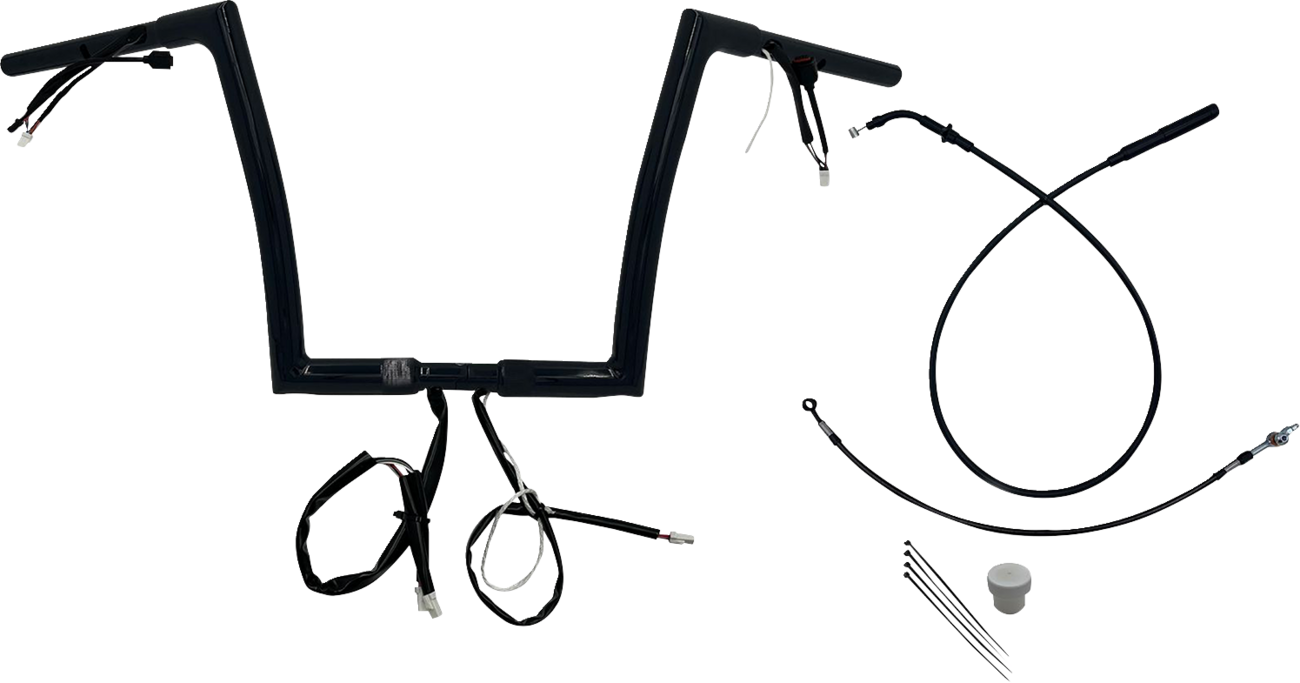 FAT BAGGERS INC. 1-1/4" EZ Install Flat Top Handlebar