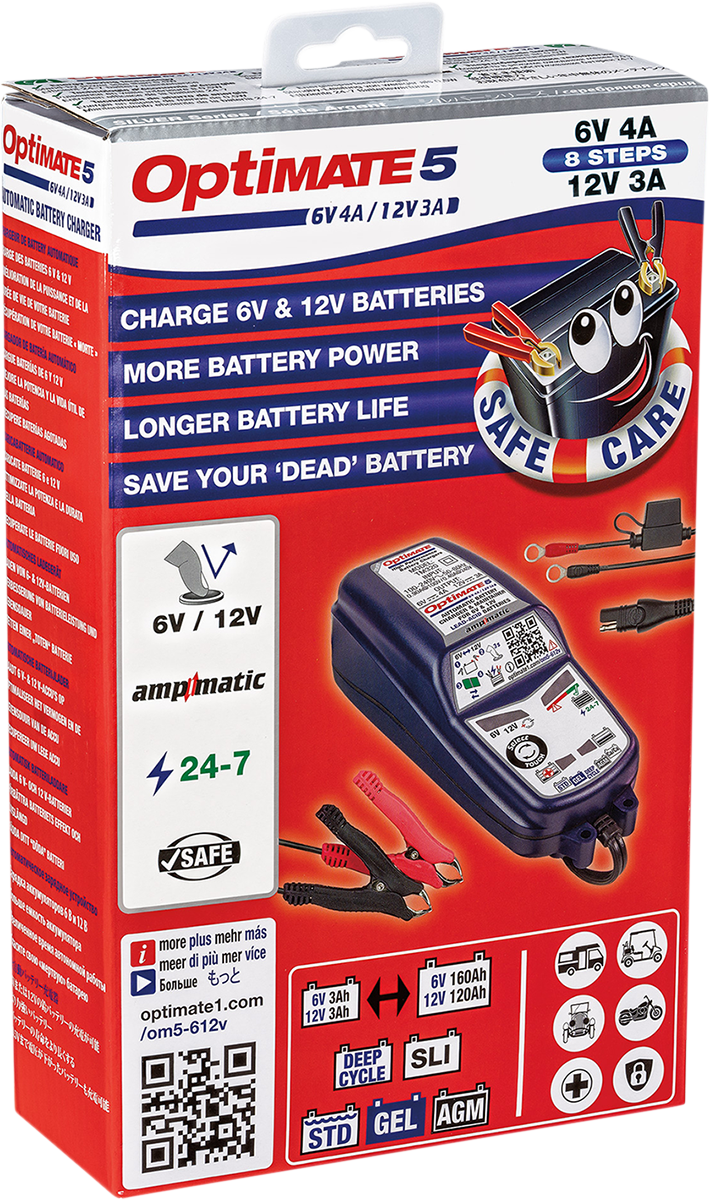 Optimate™ 5 Select Silver Battery Charger