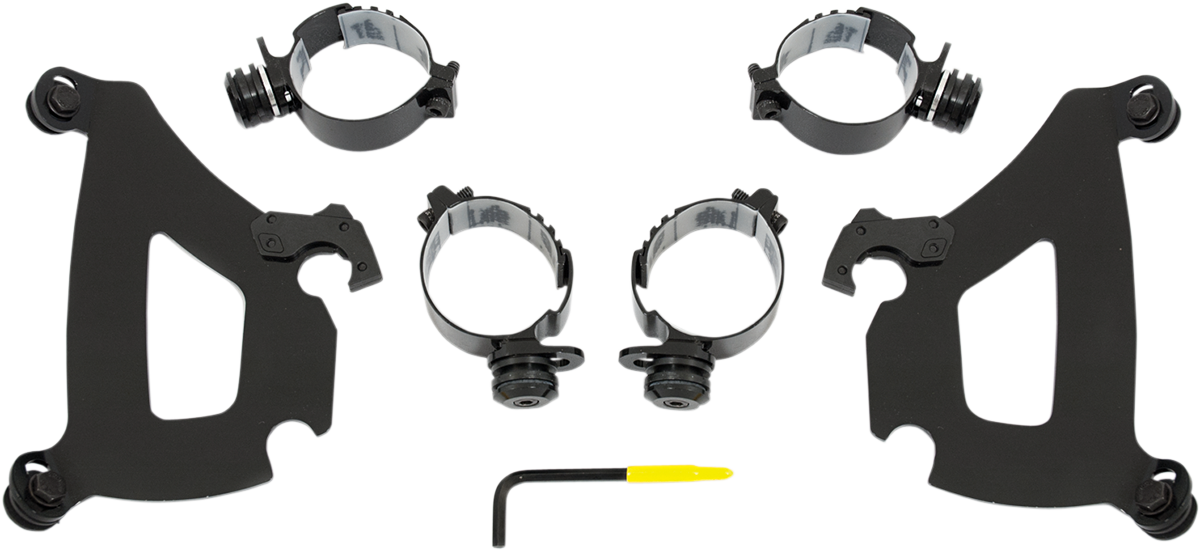 Memphis shades Bullet Fairing Mount Kit 2010-2010 Yamaha XV 1700 Road Star Warrior / 2002-2009 Yamaha XV1700PC Road Star Warrior