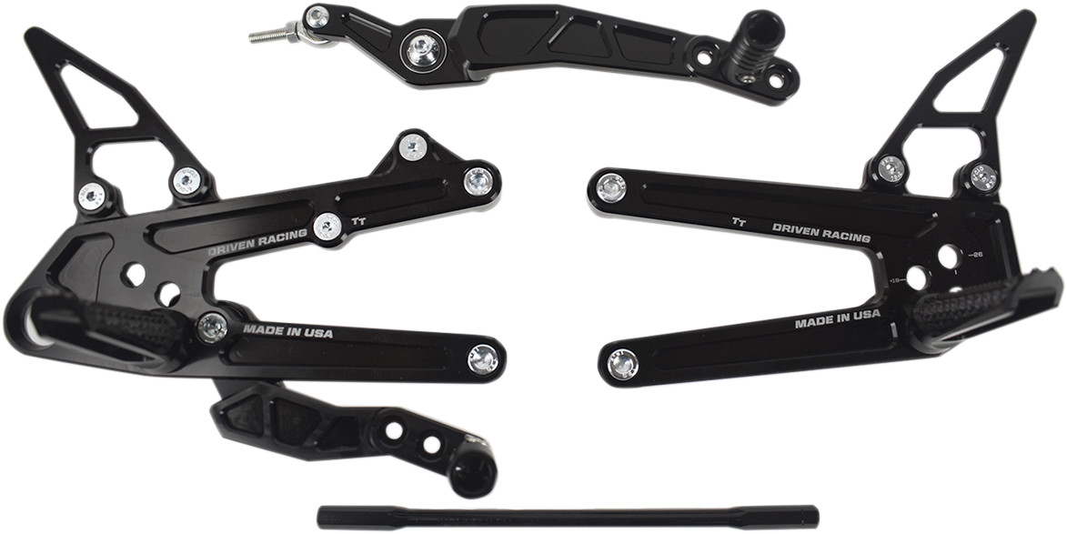 Driven racing TT Rearset - R6 2017-2020 Yamaha YZF-R6