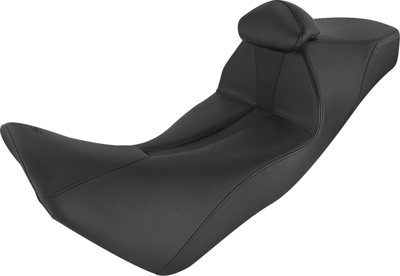SADDLEMEN Adventure Track 2-Up Seat — 2-Up Seat, Low Profile/Lumbar Backrest