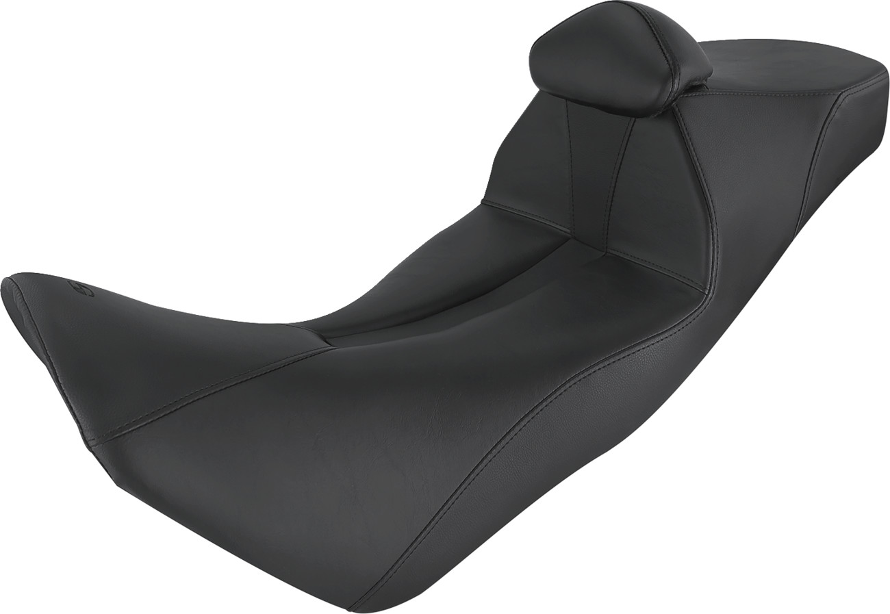 SADDLEMEN Adventure Track 2-Up Seat — 2-Up Seat, Low Profile/Lumbar Backrest