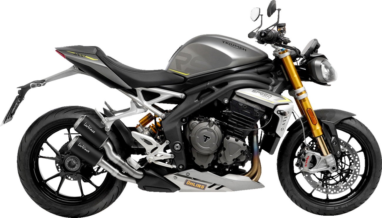 LeoVince LV-10 Slip-On Exhaust Triumph Speed Triple 1200 RR / RS 2021-2024