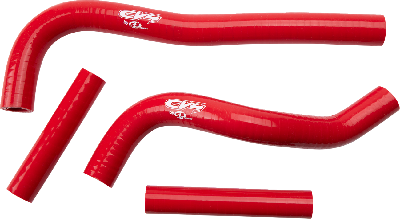 Cv4 Performance Radiator Hose Kit - Red - Honda
