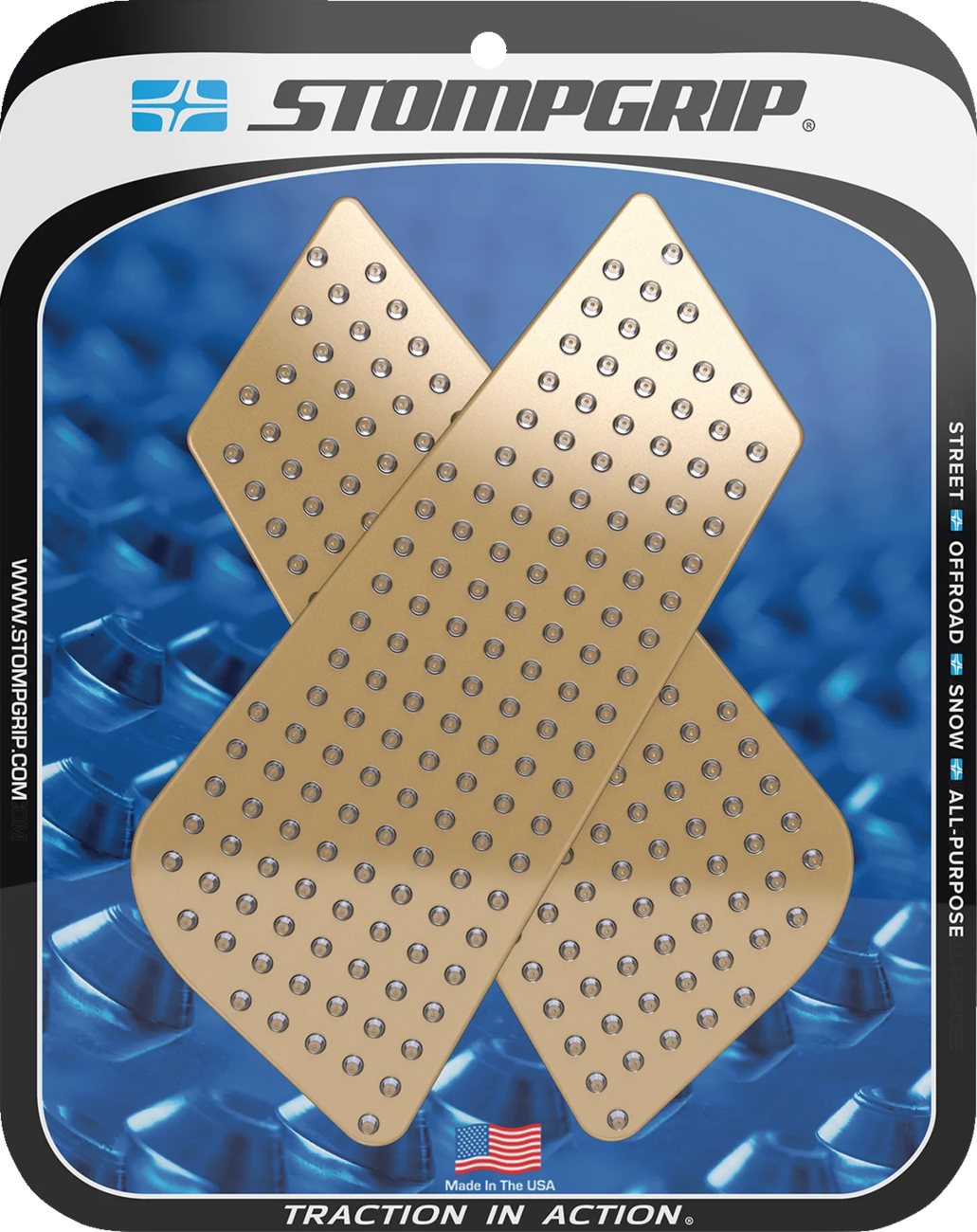 Stompgrip Universal Traction Pad - Clear Ducati/Honda/Husqvarna/Moto Guzzi/MV Agusta/Suzuki/Aprilia/Triumph